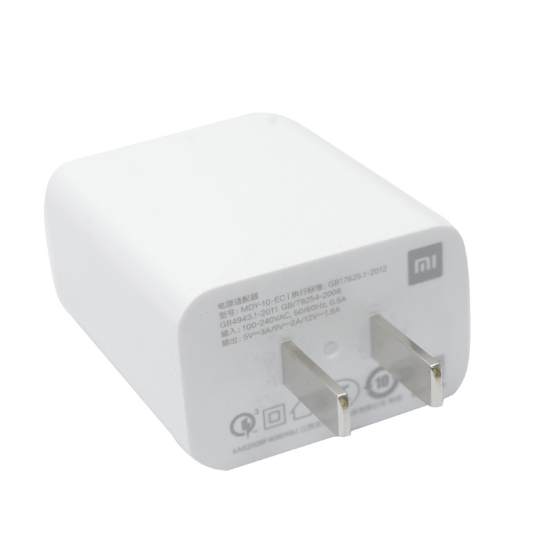 شارژر دیواری فست شارژ Xiaomi MDY-10-EC QC3 PD 3A 18W سرجعبه + کابل Type-C و تبدیل دو به دو