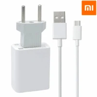 شارژر دیواری فست شارژ Xiaomi MDY-10-EC QC3 PD 3A 18W سرجعبه + کابل Type-C و تبدیل دو به دو