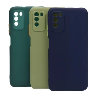 قاب طرح سیلیکونی محافظ لنزدار Xiaomi Poco M3