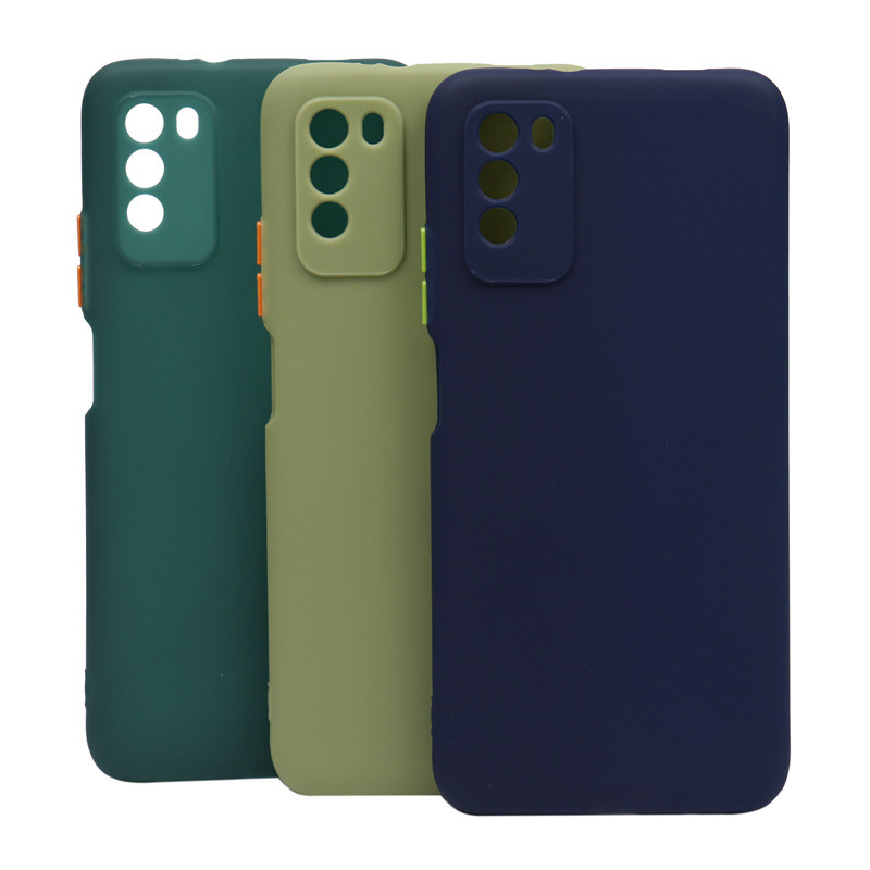قاب طرح سیلیکونی محافظ لنزدار Xiaomi Poco M3