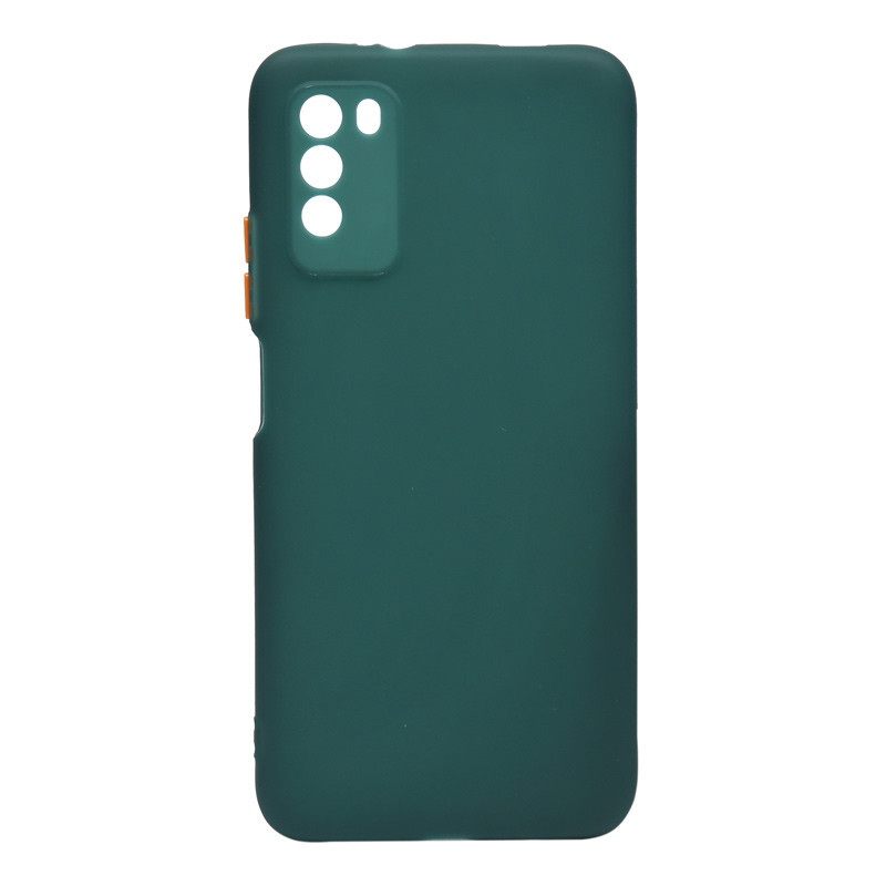 قاب طرح سیلیکونی محافظ لنزدار Xiaomi Poco M3