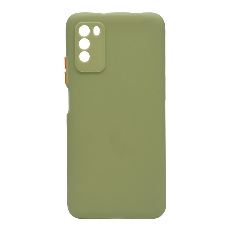 قاب طرح سیلیکونی محافظ لنزدار Xiaomi Poco M3
