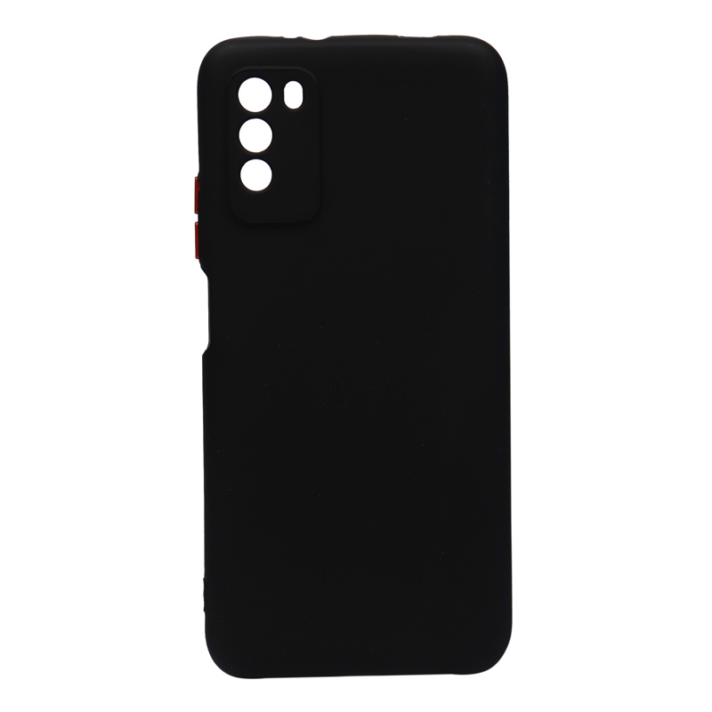 قاب طرح سیلیکونی محافظ لنزدار Xiaomi Poco M3