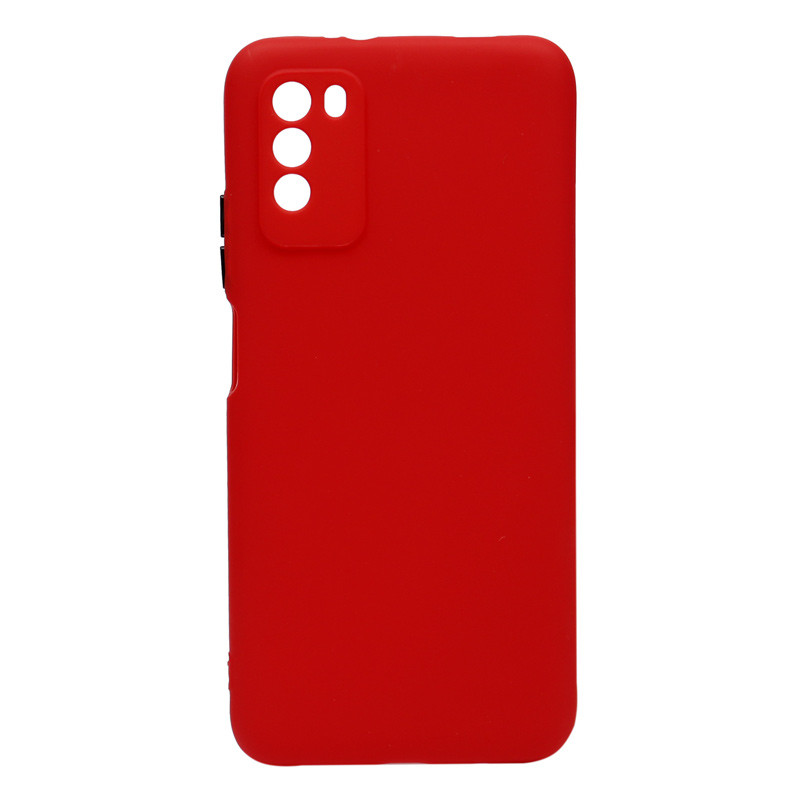 قاب طرح سیلیکونی محافظ لنزدار Xiaomi Poco M3