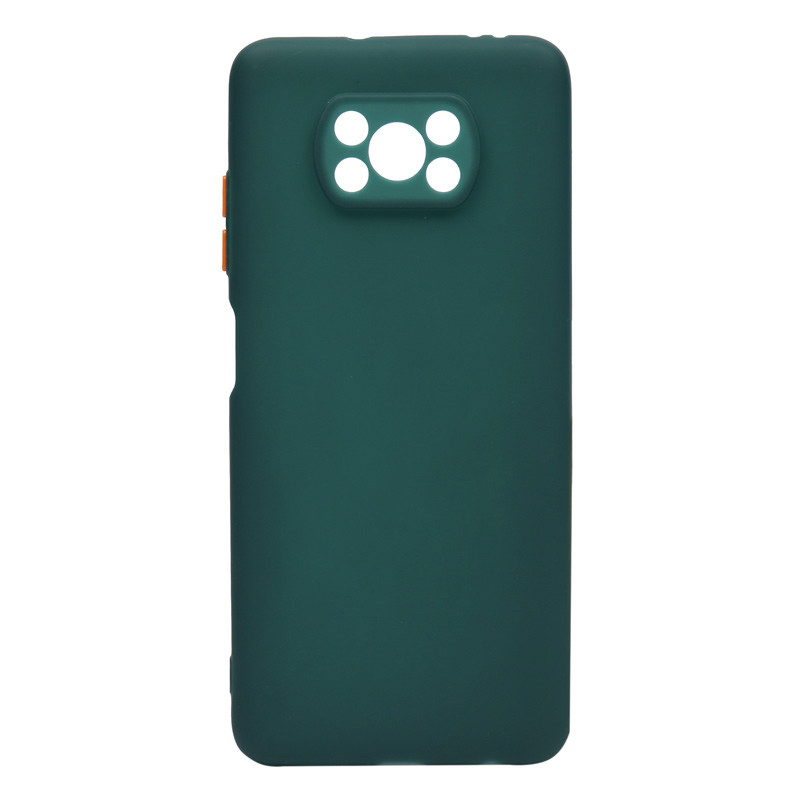 قاب طرح سیلیکونی محافظ لنزدار Xiaomi Poco x3/x3 NFC/x3 pro