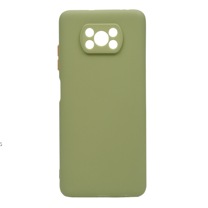 قاب طرح سیلیکونی محافظ لنزدار Xiaomi Poco x3/x3 NFC/x3 pro