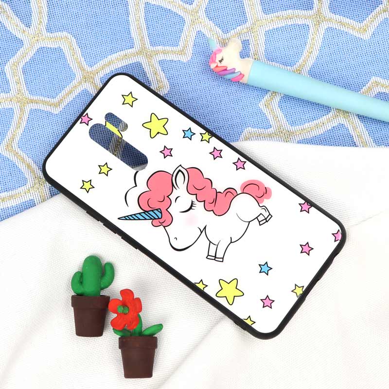 قاب پشت گلسی طرح یونیکورن Xiaomi Redmi 9