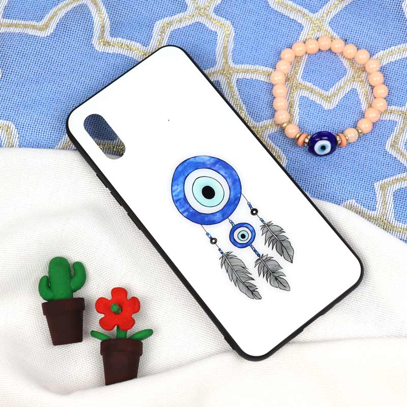 قاب پشت گلس شیائومی Redmi 9A طرح چشم و نظر