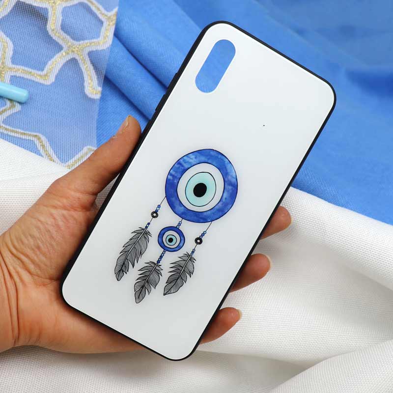 قاب پشت گلس شیائومی Redmi 9A طرح چشم و نظر