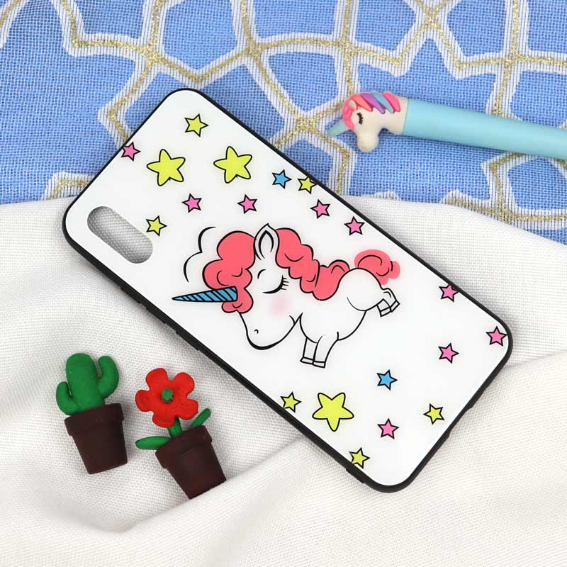 قاب پشت گلسی طرح یونیکورن Xiaomi Redmi 9A