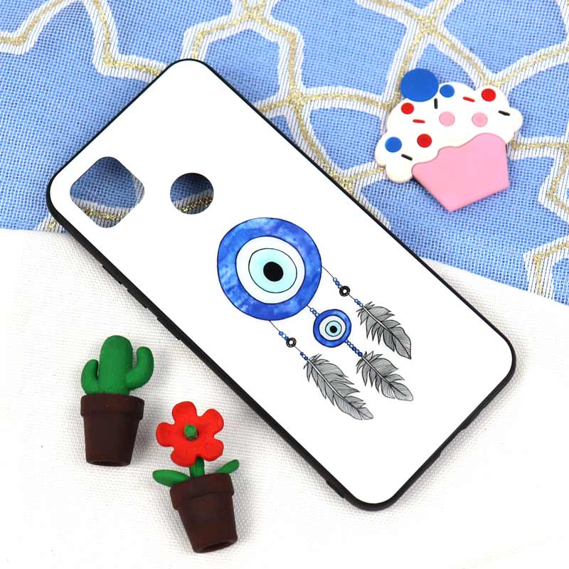 قاب پشت گلسی طرح چشم و نظر Xiaomi Redmi 9C