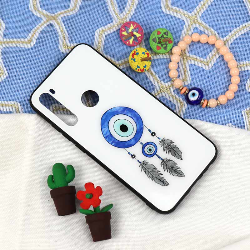 قاب پشت گلسی طرح چشم و نظر Xiaomi Redmi Note 8
