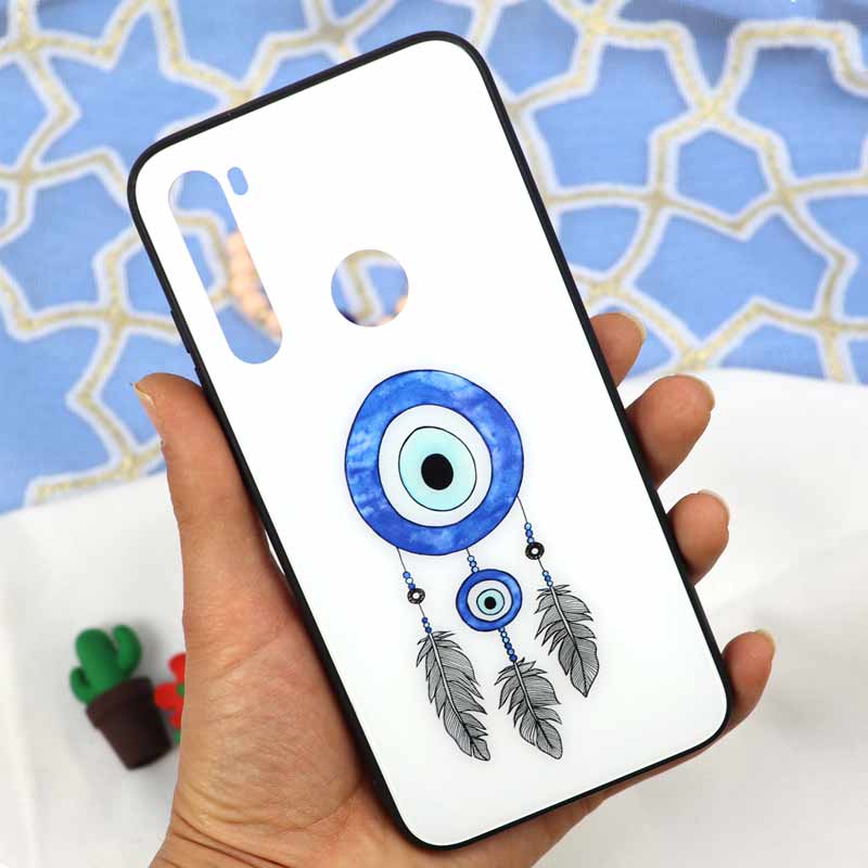 قاب پشت گلسی طرح چشم و نظر Xiaomi Redmi Note 8