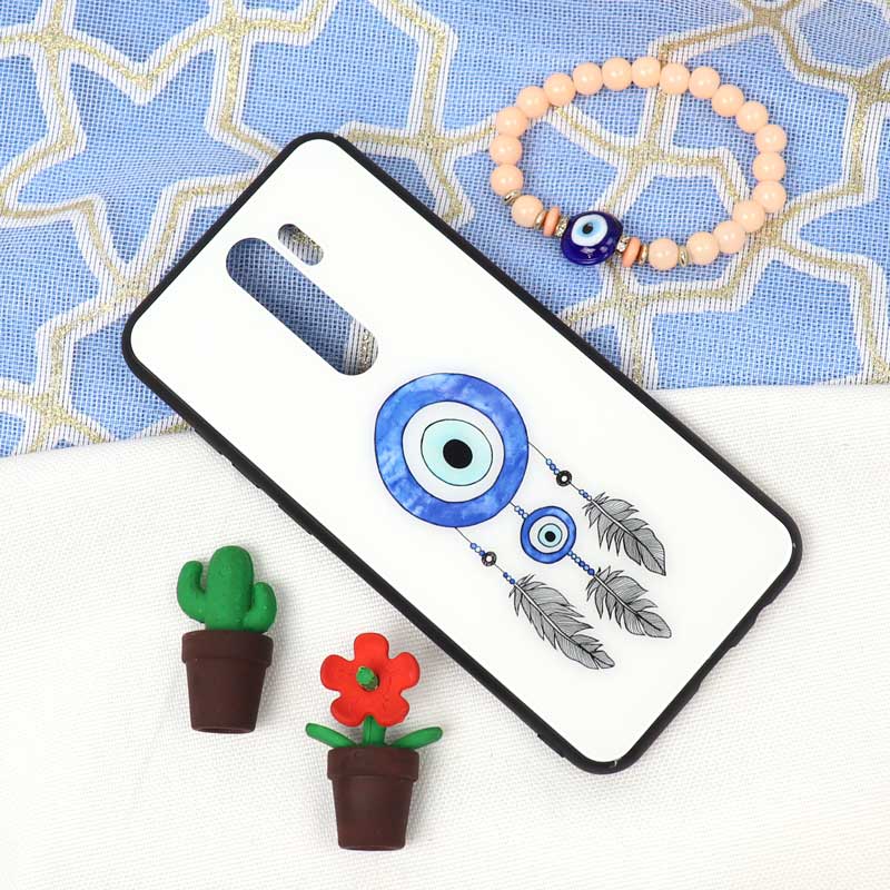 قاب پشت گلسی طرح چشم و نظر Xiaomi Redmi Note 8 Pro