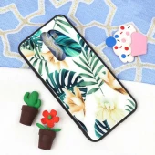 قاب پشت گلسی طرح برگ Xiaomi Redmi Note 8 Pro