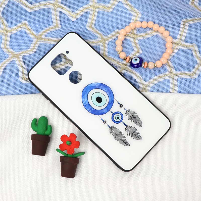 قاب پشت گلسی طرح چشم و نظر Xiaomi Redmi Note 9