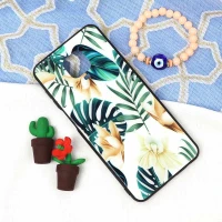 قاب پشت گلسی طرح برگ Xiaomi Redmi Note 9 Pro