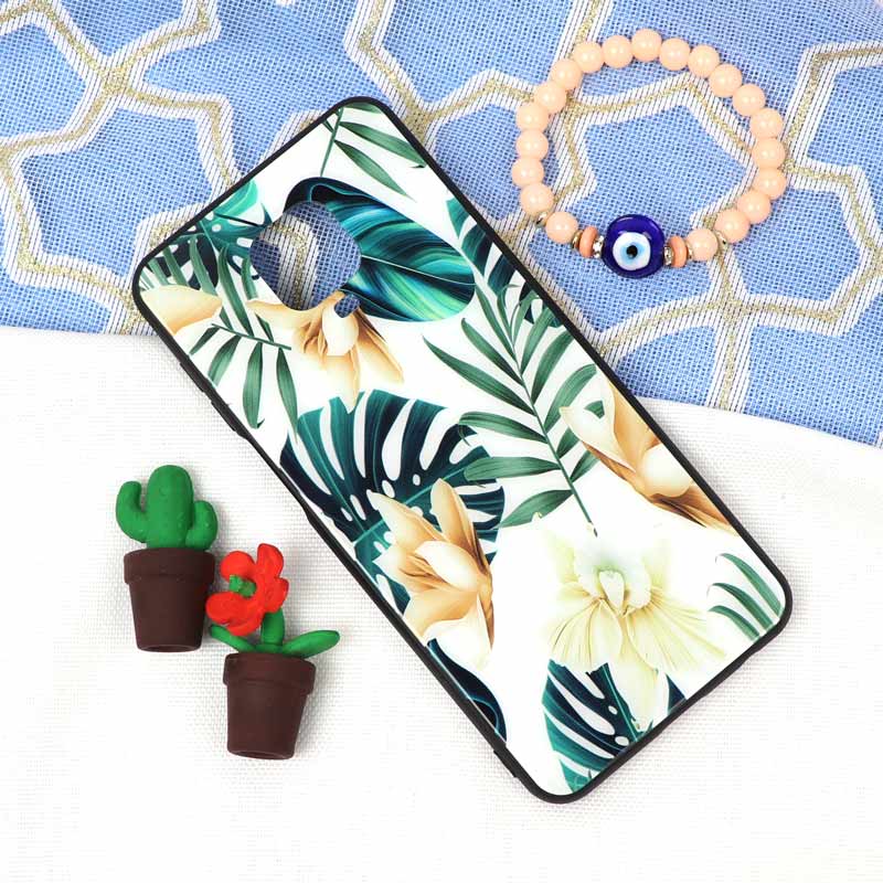قاب پشت گلسی طرح برگ Xiaomi Redmi Note 9 Pro