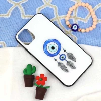 قاب پشت گلسی طرح چشم و نظر iPhone 11