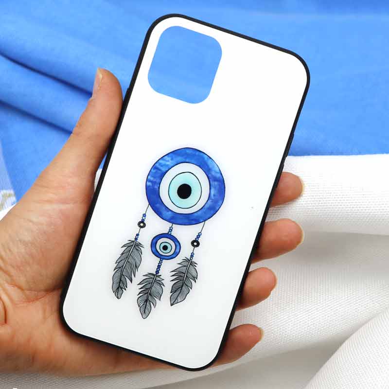 قاب پشت گلسی طرح چشم و نظر iPhone 11 Pro