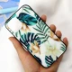 قاب پشت گلسی طرح برگ iPhone 11 Pro Max