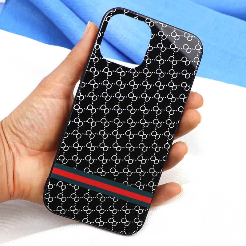 قاب پشت گلسی طرح GUCCI آیفون iPhone 12