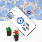 قاب پشت گلس آیفون iPhone 12 طرح چشم و نظر