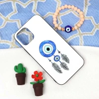 قاب پشت گلسی طرح چشم و نظر iPhone 12
