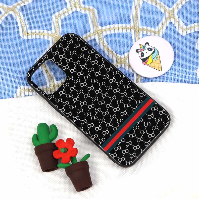 قاب پشت گلسی طرح GUCCI آیفون iPhone 12 Mini