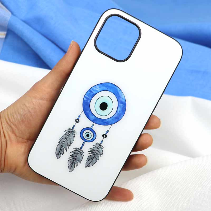 قاب پشت گلس آیفون iPhone 12 Pro Max طرح چشم و نظر