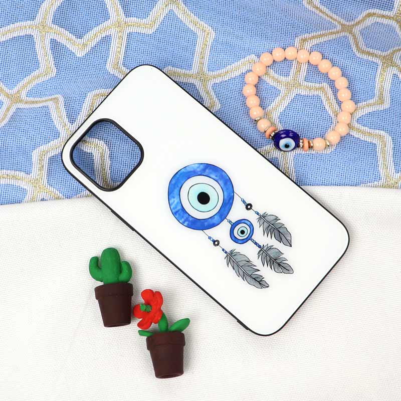 قاب پشت گلس آیفون iPhone 12 Pro Max طرح چشم و نظر
