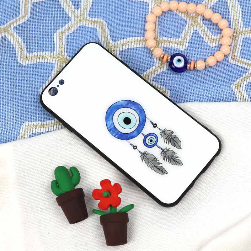 قاب پشت گلسی طرح چشم و نظر iPhone 6/6s
