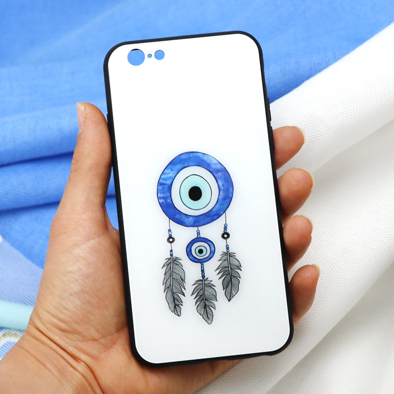 قاب پشت گلسی طرح چشم و نظر iPhone 6/6s