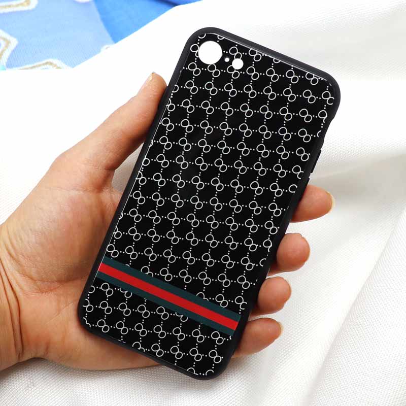 قاب پشت گلسی طرح GUCCI آیفون iPhone 7/8
