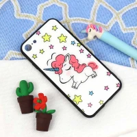 قاب پشت گلسی طرح یونیکورن iPhone 7/8