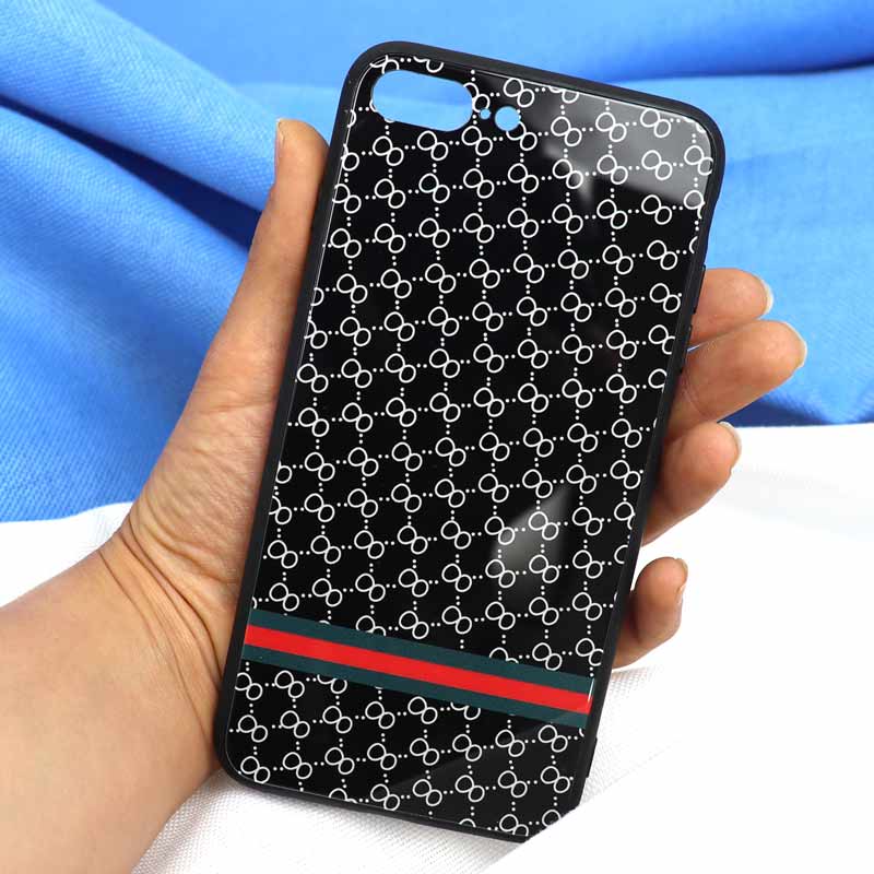 قاب پشت گلسی طرح GUCCI آیفون iPhone 7 Plus / 8 Plus