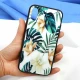 قاب پشت گلسی طرح برگ iPhone X/XS