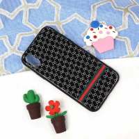 قاب پشت گلسی طرح GUCCI آیفون iPhone X/XS