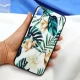قاب پشت گلسی طرح برگ iPhone XS Max