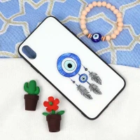قاب پشت گلسی طرح چشم و نظر iPhone XS Max