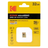 رم میکرو 32 گیگ کداک Kodak Premium U1 C10 80MB/s