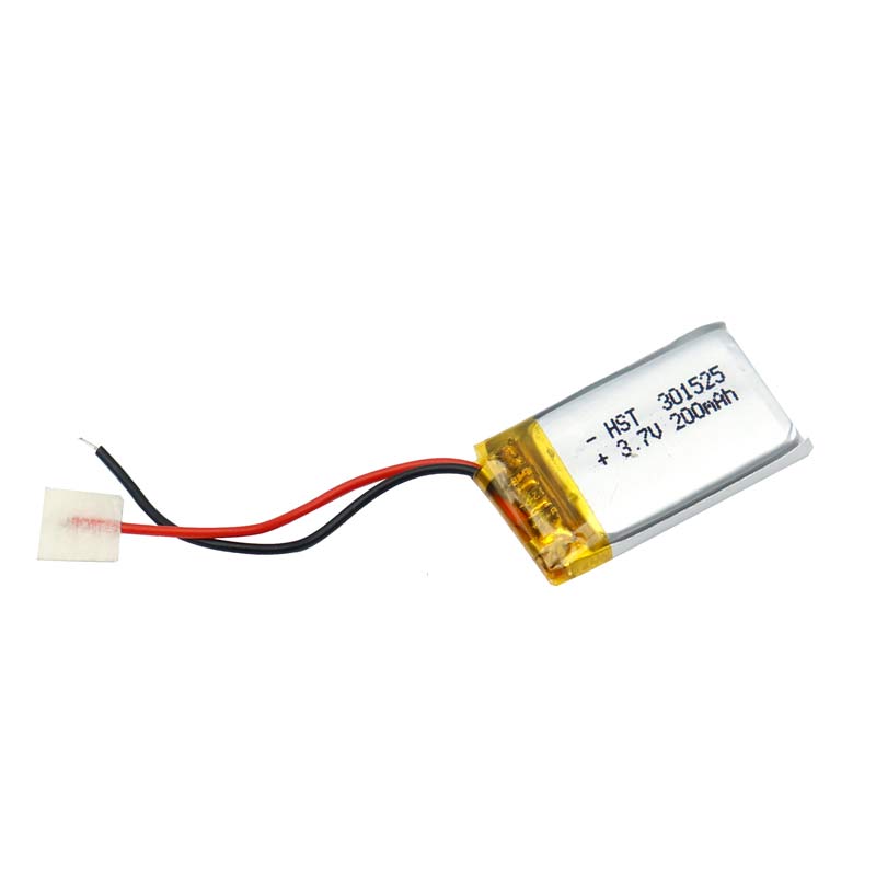 باتری لیتیوم 200mAh 26*16*3mm 301525