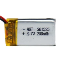 باتری لیتیوم 200mAh 26*16*3mm 301525