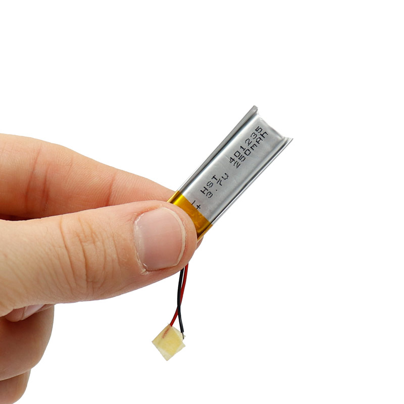 باتری لیتیوم 250mAh 35*12*4mm 401235
