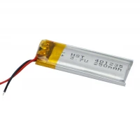 باتری لیتیوم 250mAh 35*12*4mm 401235