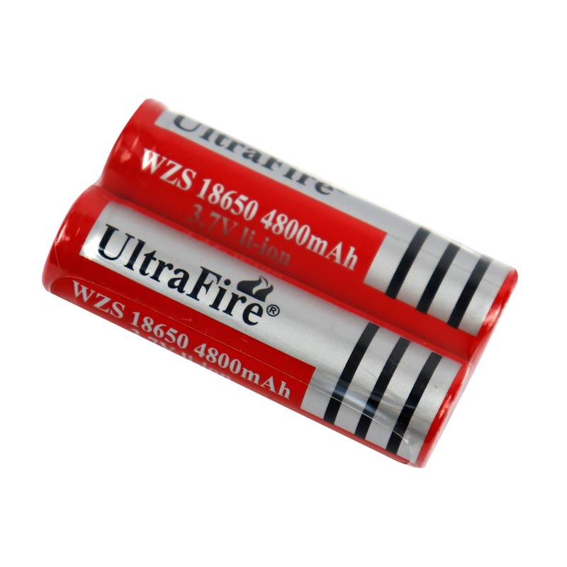 باتری 2تایی لیتیوم شارژی Ultra Fire 18650 WZS 4800mAh
