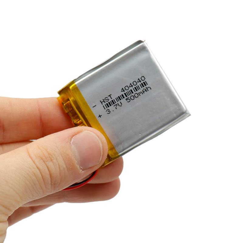 باتری لیتیوم 500mAh 41*36*2mm 404040