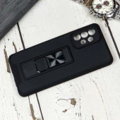 قاب محافظ لنزدار ضد ضربه هولدر کشویی مگنتی Samsung A52 مشکی