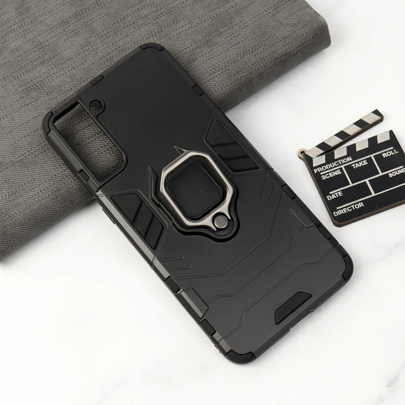 قاب ضد ضربه هولدر دار Keysion سامسونگ S21 Plus مشکی