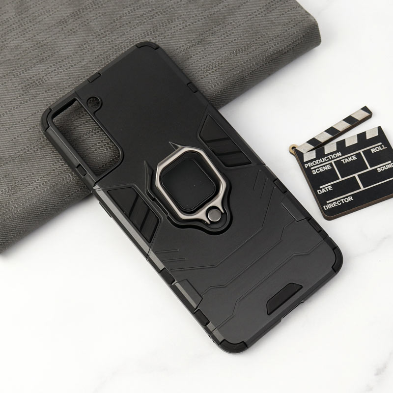 قاب ضد ضربه هولدر دار Keysion سامسونگ S21 Plus مشکی
